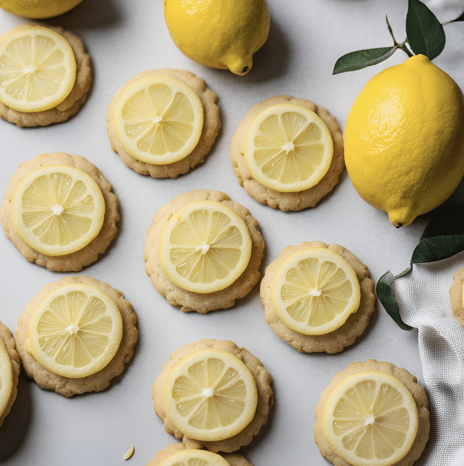 Chewy and Delicious Lemon Cookies Recipe